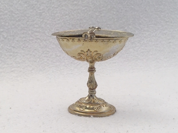 Bild von Schiffchen Zinn goldfarben