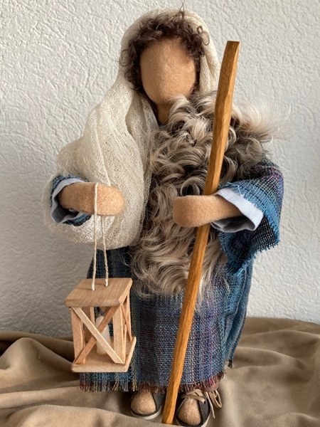 Bild von Hirte  30cm gross VERKAUFT
