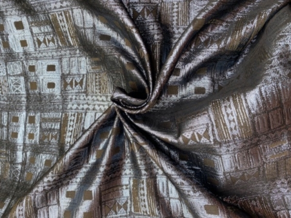 Bild von Königsstoff  hellblau/dunkelgrün 40x75cm