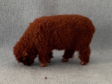 Bild von Schaf fressend  braun