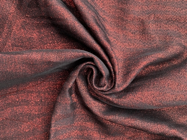 Bild von Königsstoff  rot/schwarz 40x70cm