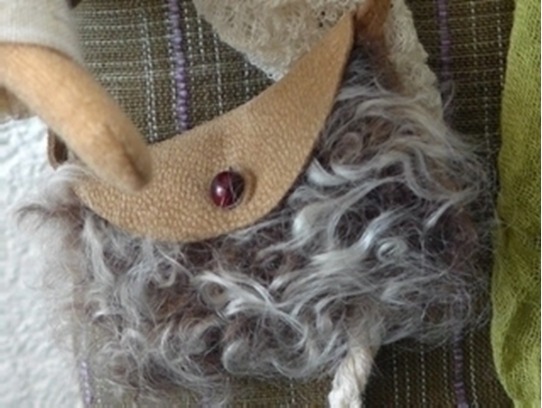 Bild von Felltasche mit Leder klein